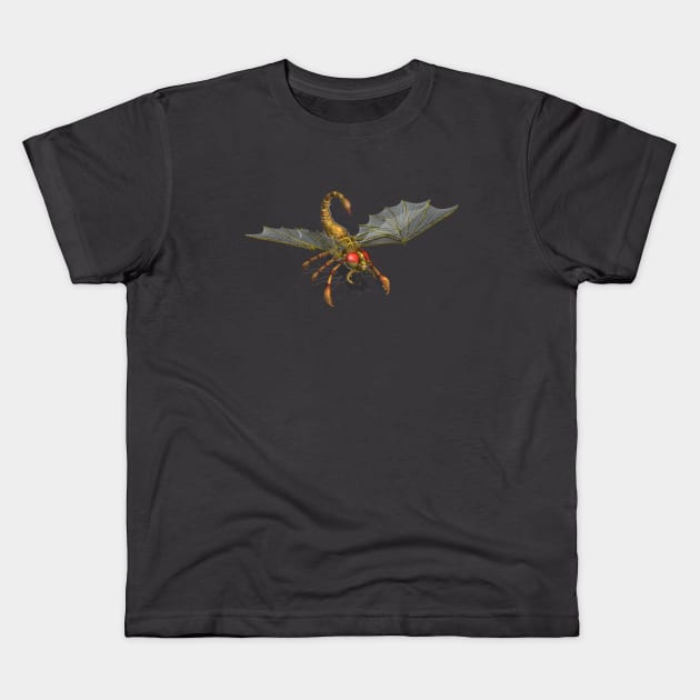 ScorpFly Kids T-Shirt by Christopher Bendt